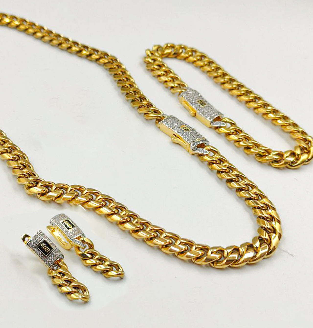 Parure موناكو acier inoxydable