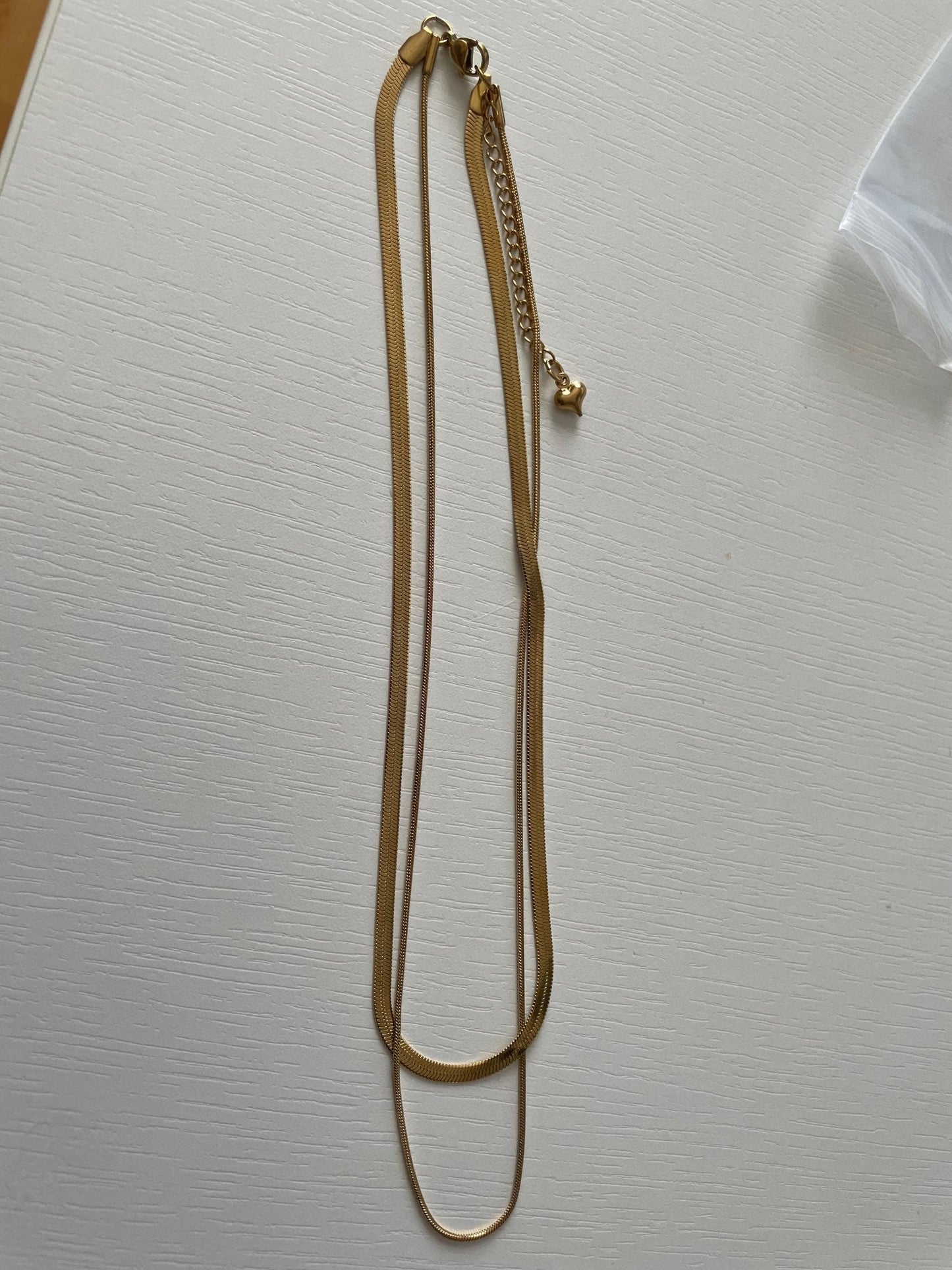 Chain Doubleé acier inoxydable