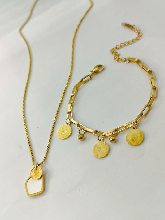 Parure luiza acier inoxydable