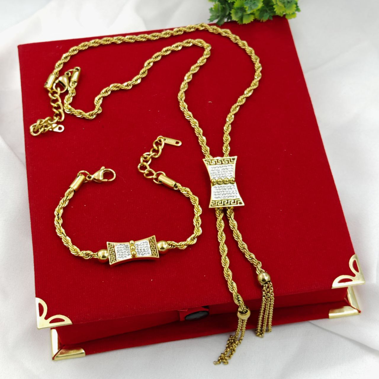 Parure Krifcha 2 piece acier inoxydable