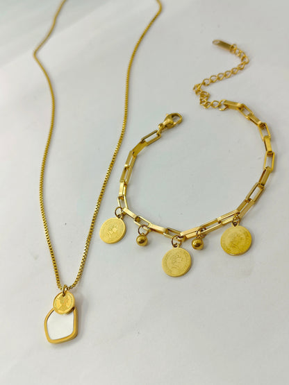 Parure luiza acier inoxydable